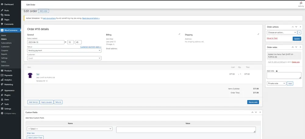 How to Manage the WooCommerce Order Process How to Manage the WooCommerce Order Process, How to Manage a Single Order