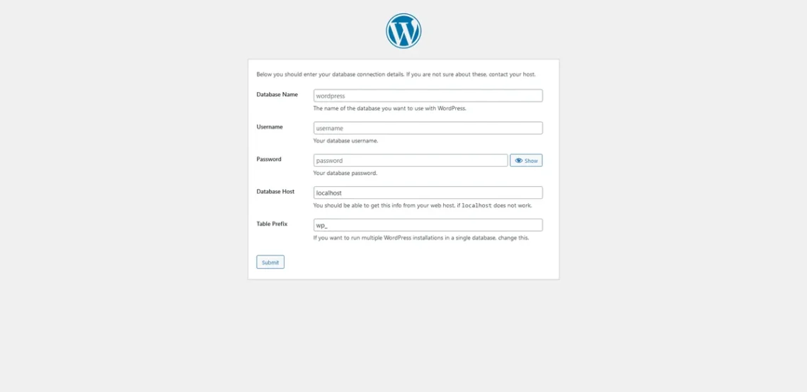How to Install WordPress: A Beginner's Guide How to Install WordPress: A Beginner’s Guide, Step 4: Running the WordPress Installation Script